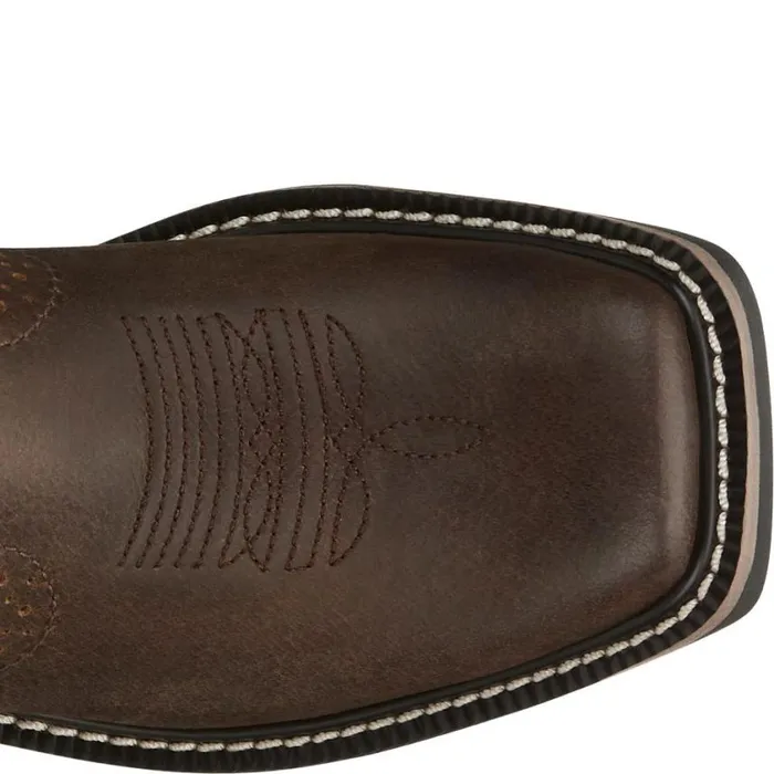 Western Kids Justin Boots Cattleman Western Boot Brown