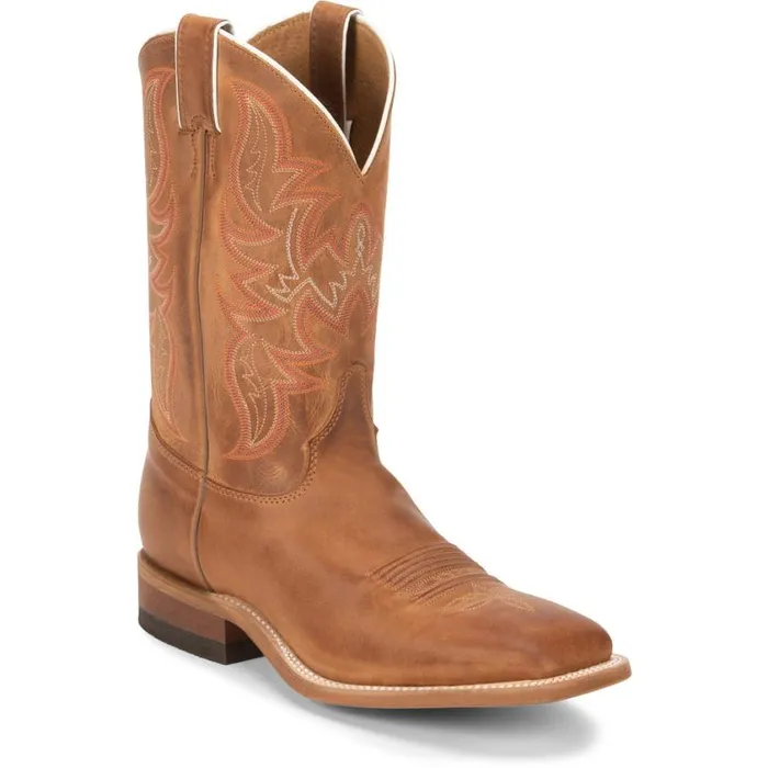 Western Men Justin Boots Austin 11034 Western Boot Distressed Cognac 040brown041