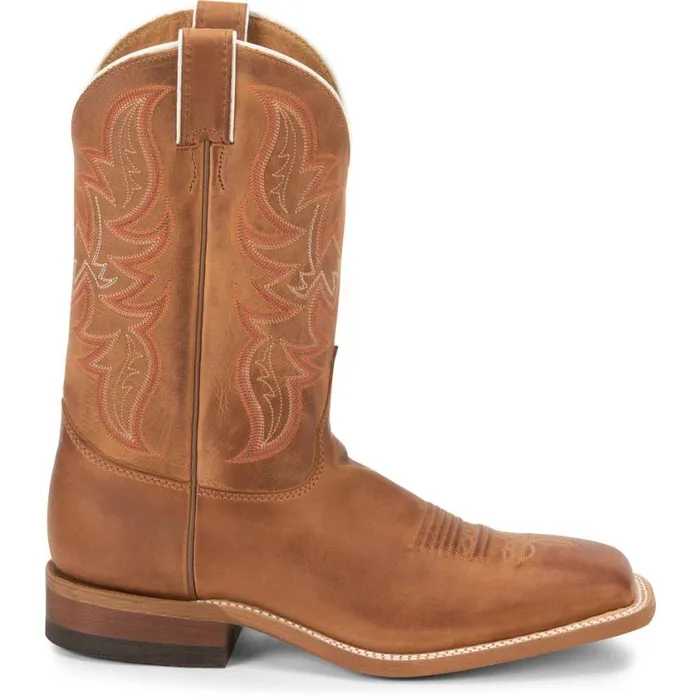 Western Men Justin Boots Austin 11034 Western Boot Distressed Cognac 040brown041