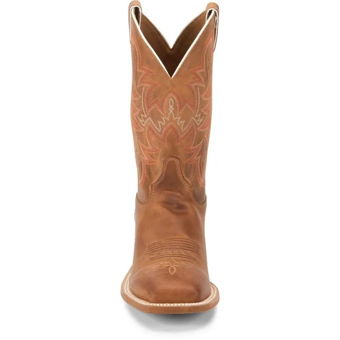 Western Men Justin Boots Austin 11034 Western Boot Distressed Cognac 040brown041