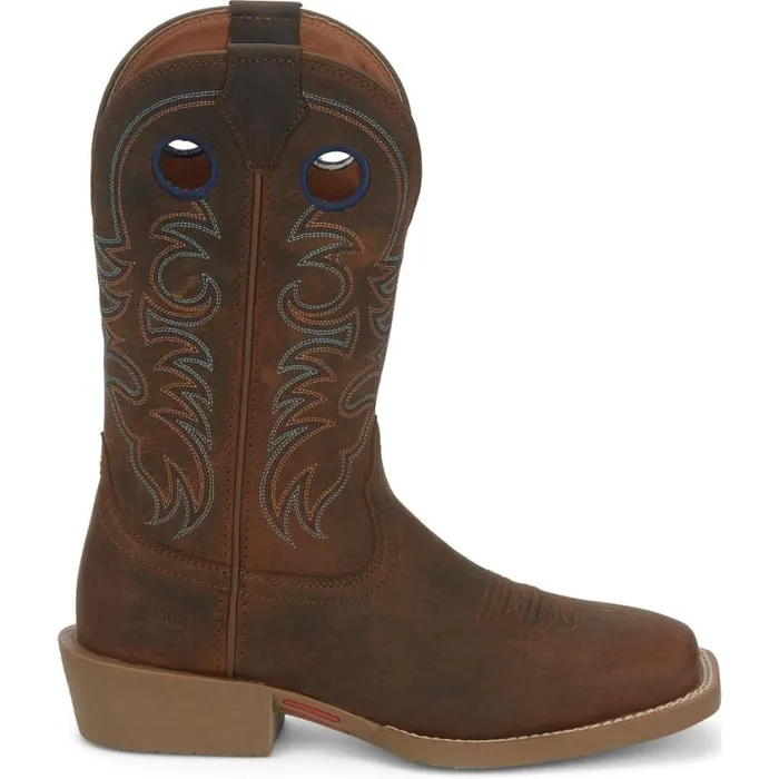 Western Men Justin Boots Muley 12034 Western Boot Coffee Brown 040brown041