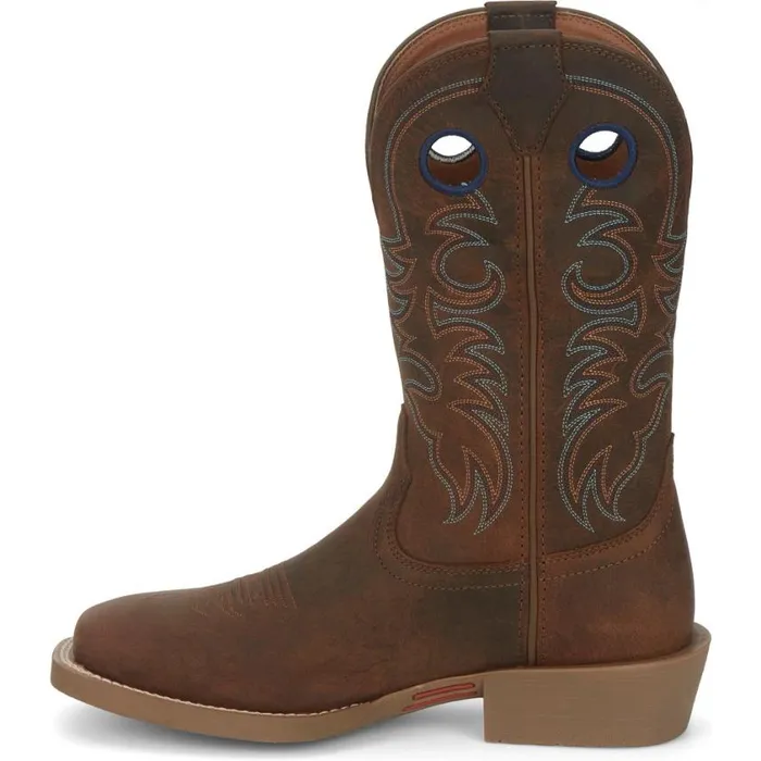Western Men Justin Boots Muley 12034 Western Boot Coffee Brown 040brown041