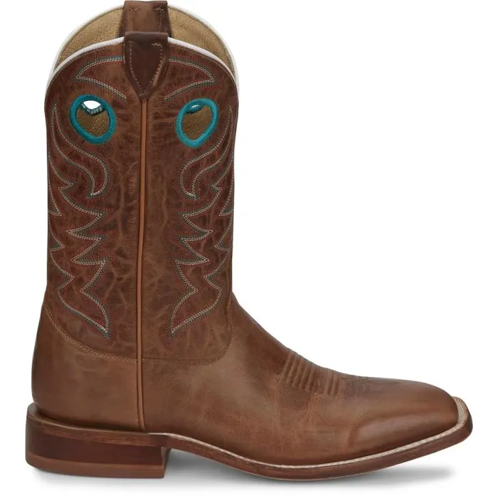 Western Men Justin Boots Pearce 11034 Western Boot Tan