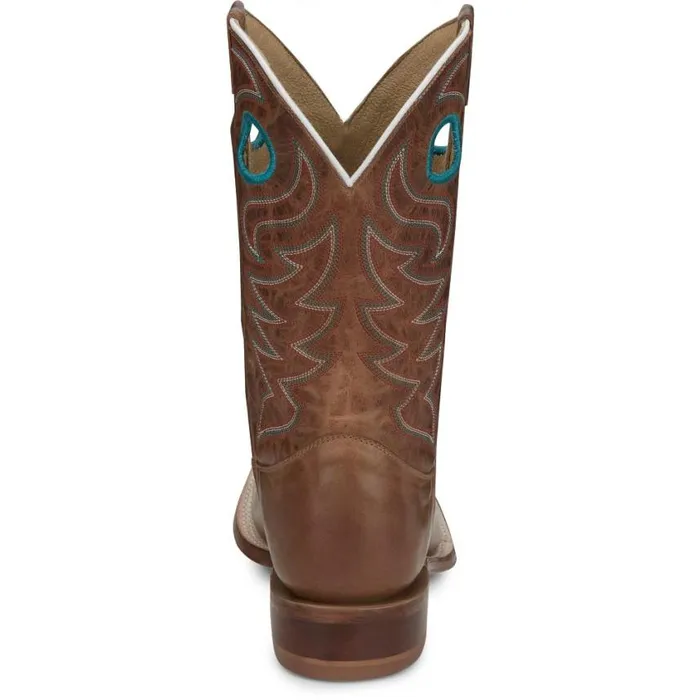 Western Men Justin Boots Pearce 11034 Western Boot Tan