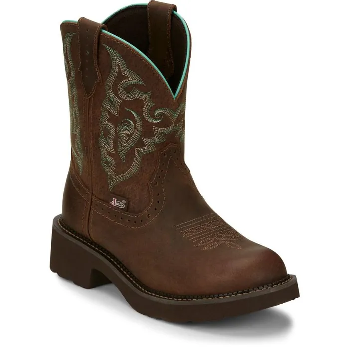 Western Women Justin Boots Gemma II Brown
