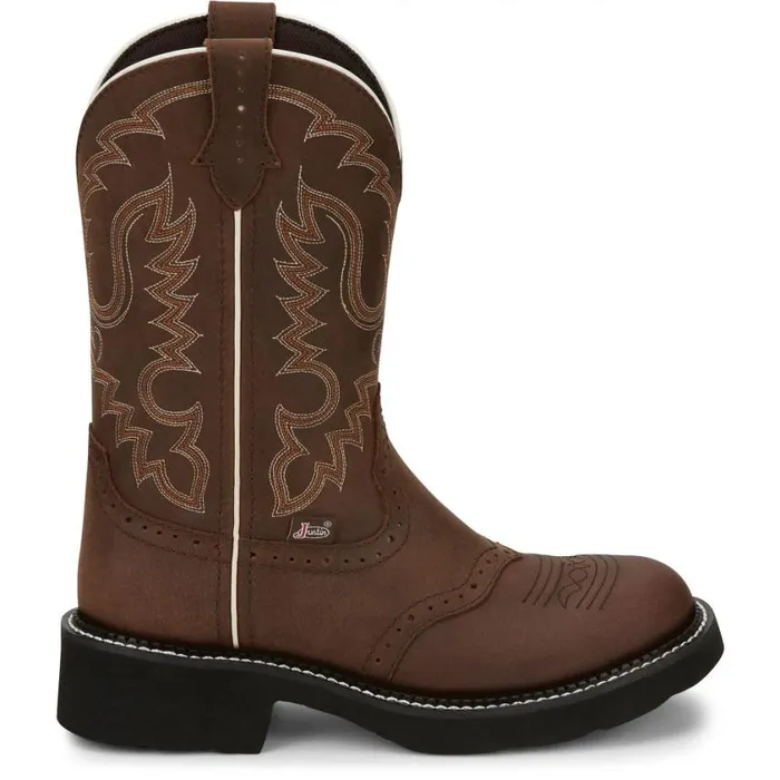 Western Women Justin Boots Inji 11034 Western Boot Aged Bark 040brown041