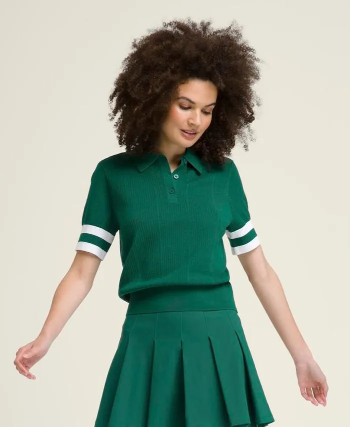 Wilson Polos Women Essex Polo 8211 Club Green