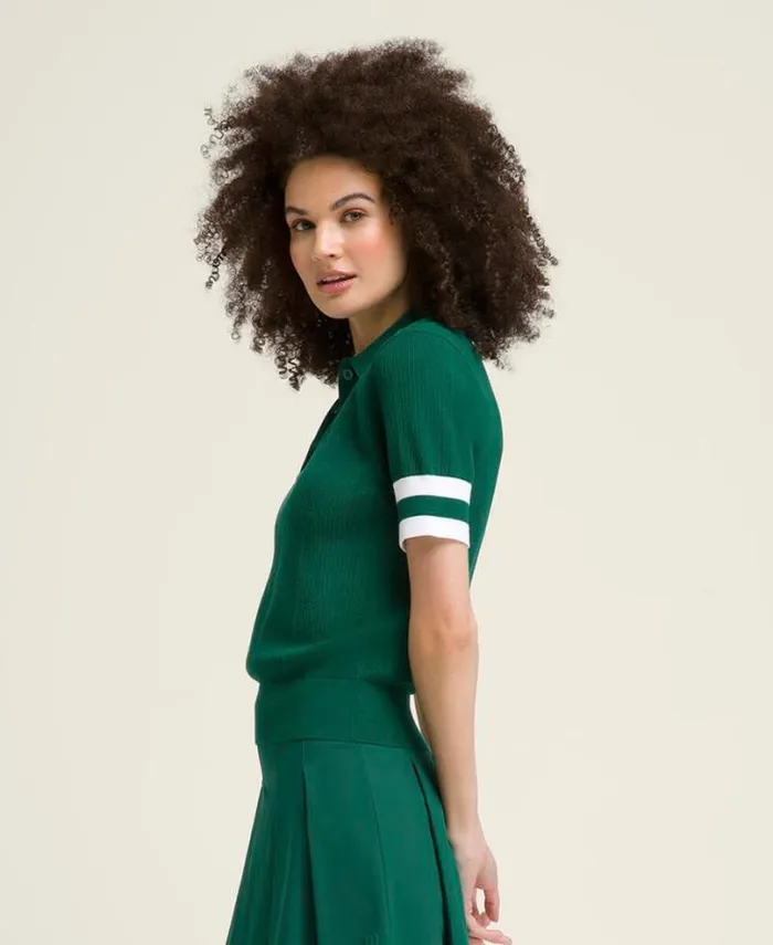 Wilson Polos Women Essex Polo 8211 Club Green