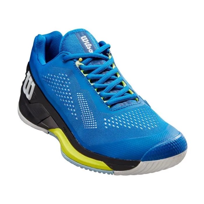 Wilson Shoes Sports Men039s Rush Pro 40 Tennis Shoe 8211 Blue Black Yellow
