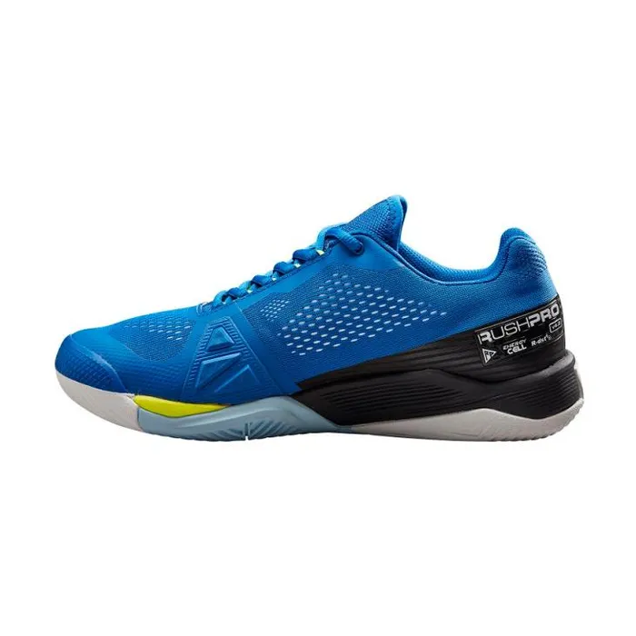 Wilson Shoes Sports Men039s Rush Pro 40 Tennis Shoe 8211 Blue Black Yellow