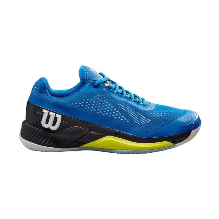 Wilson Shoes Sports Men039s Rush Pro 40 Tennis Shoe 8211 Blue Black Yellow
