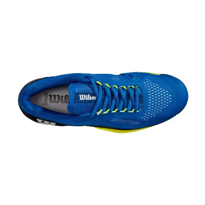 Wilson Shoes Sports Men039s Rush Pro 40 Tennis Shoe 8211 Blue Black Yellow