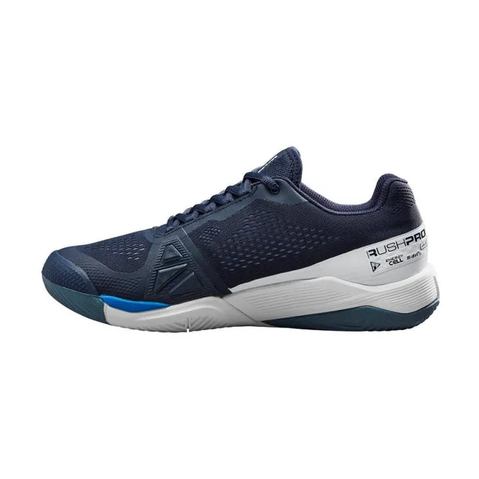 Wilson Shoes Sports Men039s Rush Pro 40 Tennis Shoe 8211 Navy White Blue
