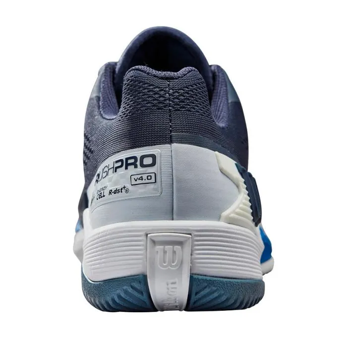 Wilson Shoes Sports Men039s Rush Pro 40 Tennis Shoe 8211 Navy White Blue