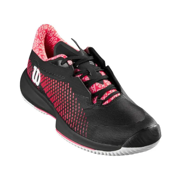 Wilson Shoes Sports Women039s Kaos Swift 15 Tennis Shoe 8211 Black Pink
