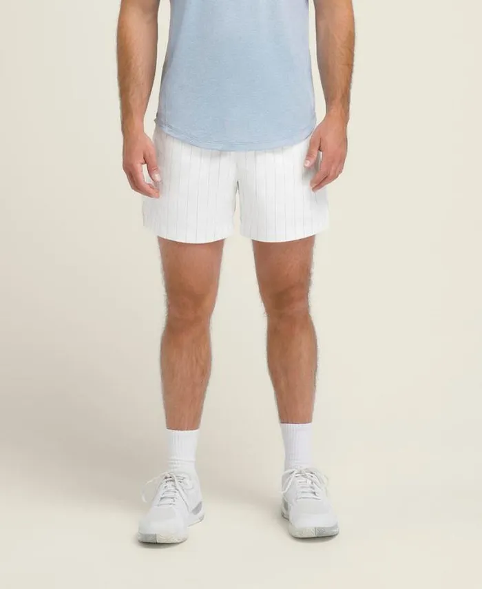 Wilson Shorts Men Tennis Volley Short 8211 Snow White Blue Fog