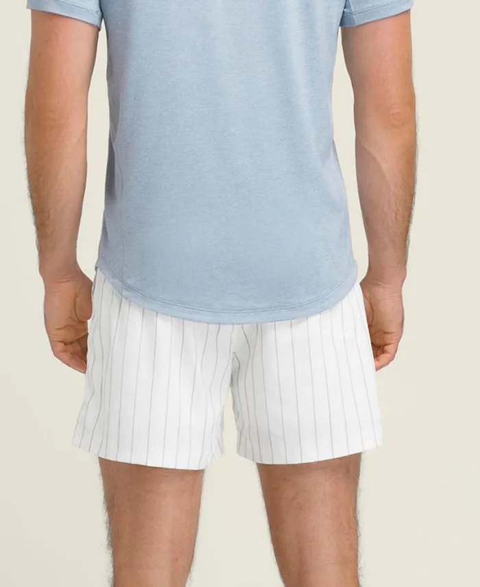 Wilson Shorts Men Tennis Volley Short 8211 Snow White Blue Fog
