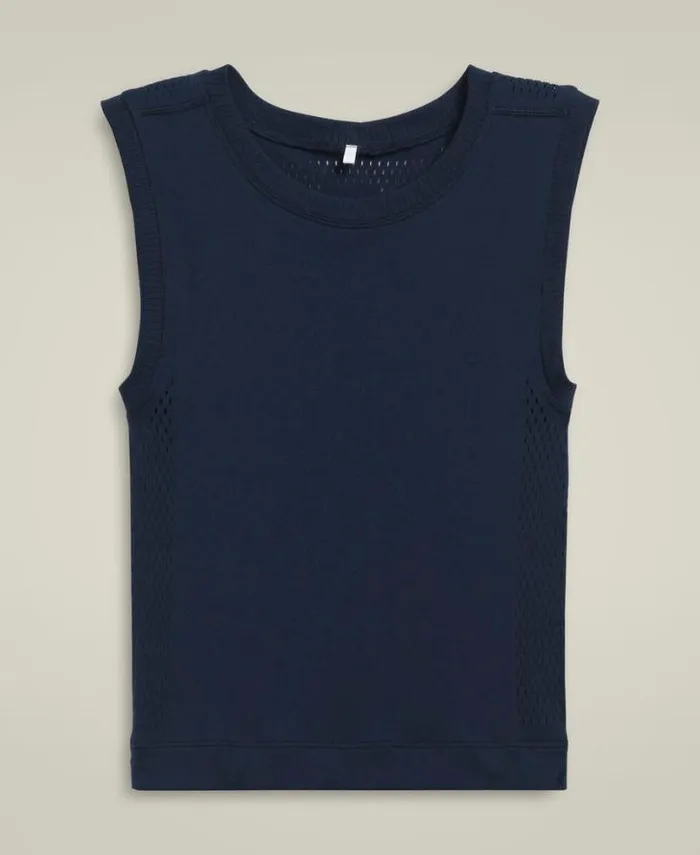 Wilson Tanks Women Pro Seamless Tank 8211 Classic Navy Wilson Tanks Women Pro Seamless Tank 8211 Classic Navy