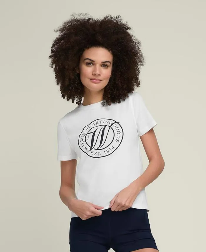 Wilson Tees Women Easy Tee 8211 Bright White