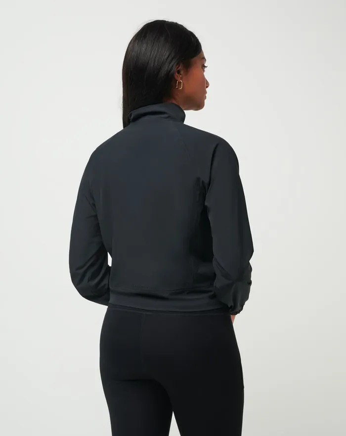 Women Active Tops TravisMathew BALANCING ACT FULL ZIP Black