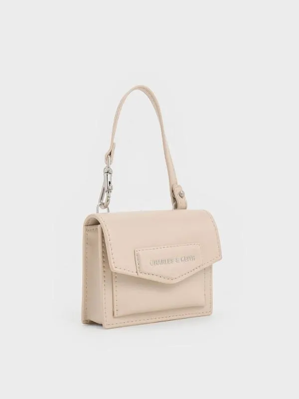 Women Adelie Envelope Card Holder 8211 Oat CHARLES and KEITH Card Holders