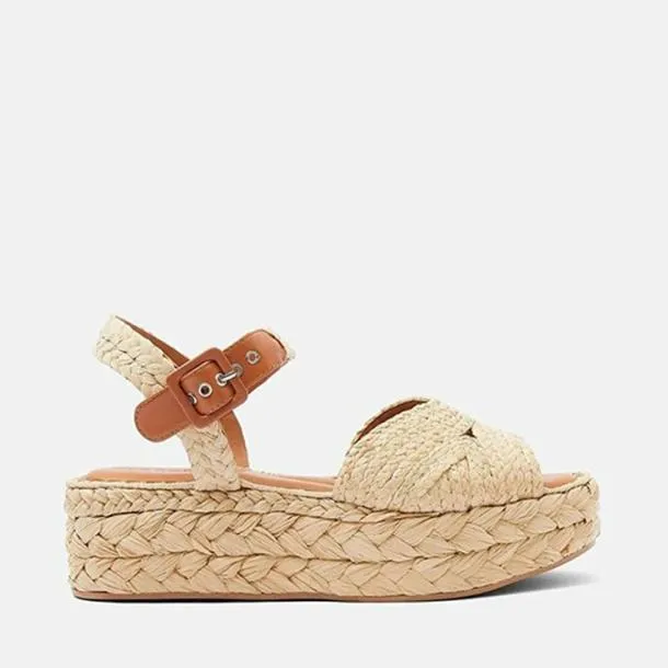 Women AIDA Natural Straw Clergerie Sandals