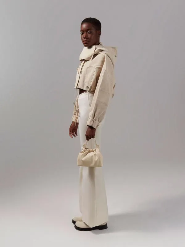 Women Ally Ruched Slouchy ChainHandle Bag 8211 Beige CHARLES and KEITH Slouchy Bags