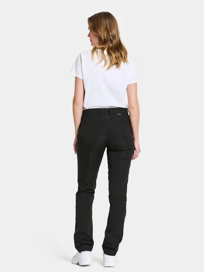 Women Ara Pants Black Didriksons Walking Trousers