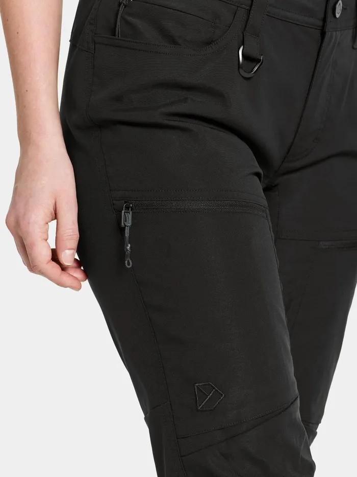 Women Ara Pants Black Didriksons Walking Trousers