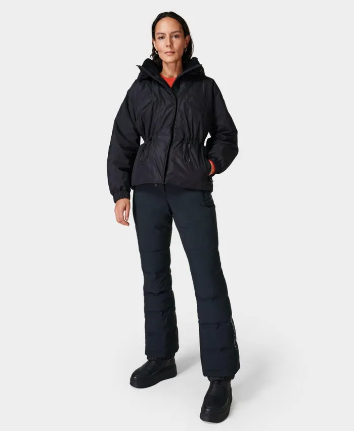 Women Arctic Ski Jacket Black Sweaty Betty Coats and Jackets