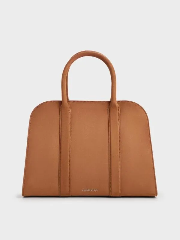 Women Axel Faux Suede Bowling Bag 8211 Brown CHARLES and KEITH Crossbody Bags Women Axel Faux Suede Bowling Bag 8211 Brown CHARLES and KEITH Crossbody Bags