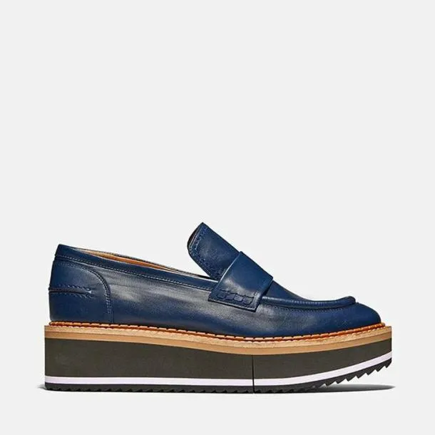 Women BAHATI Dark Blue Clergerie Loafers and Moccasins