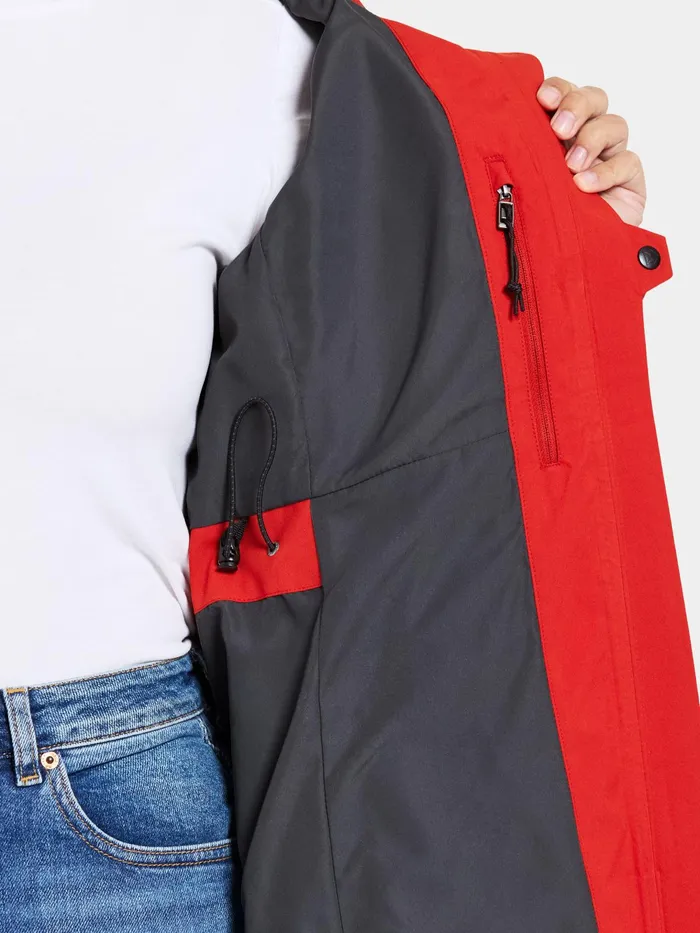 Women Bea Parka Pomme Red Didriksons Spring Jackets