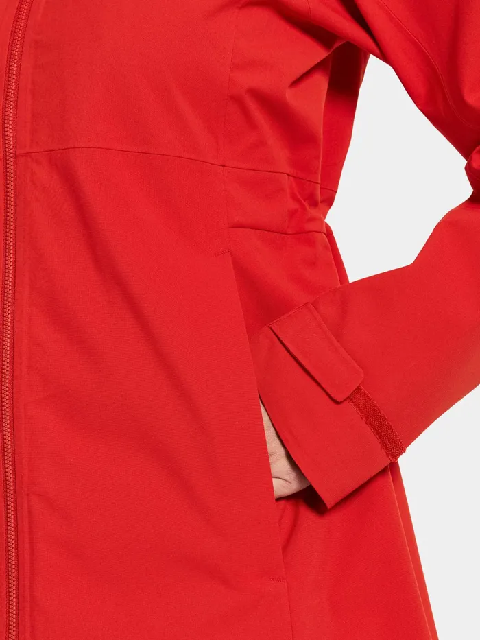 Women Bea Parka Pomme Red Didriksons Spring Jackets