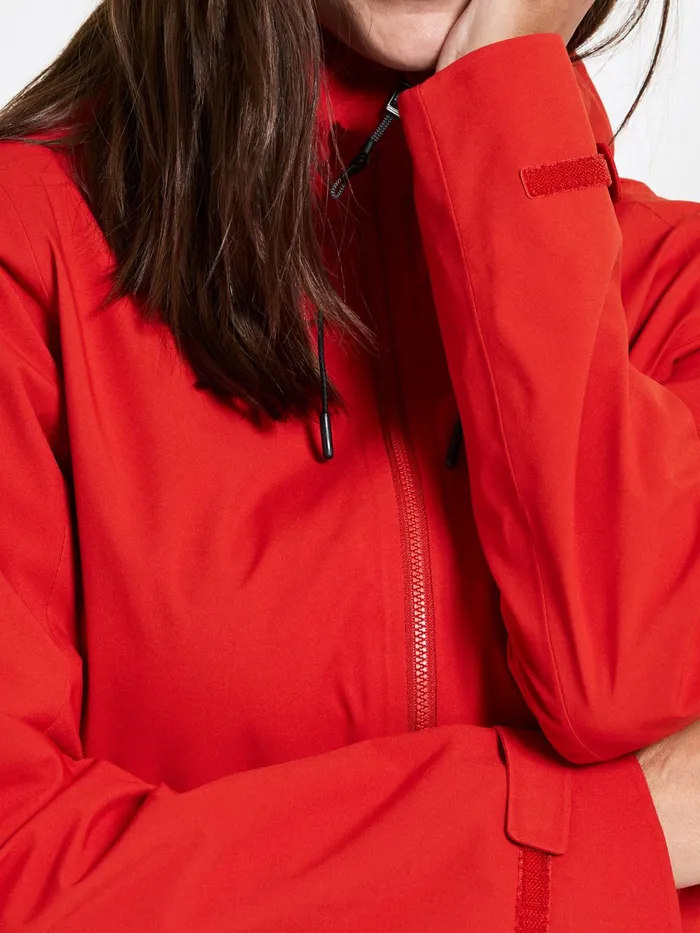 Women Bea Parka Pomme Red Didriksons Spring Jackets