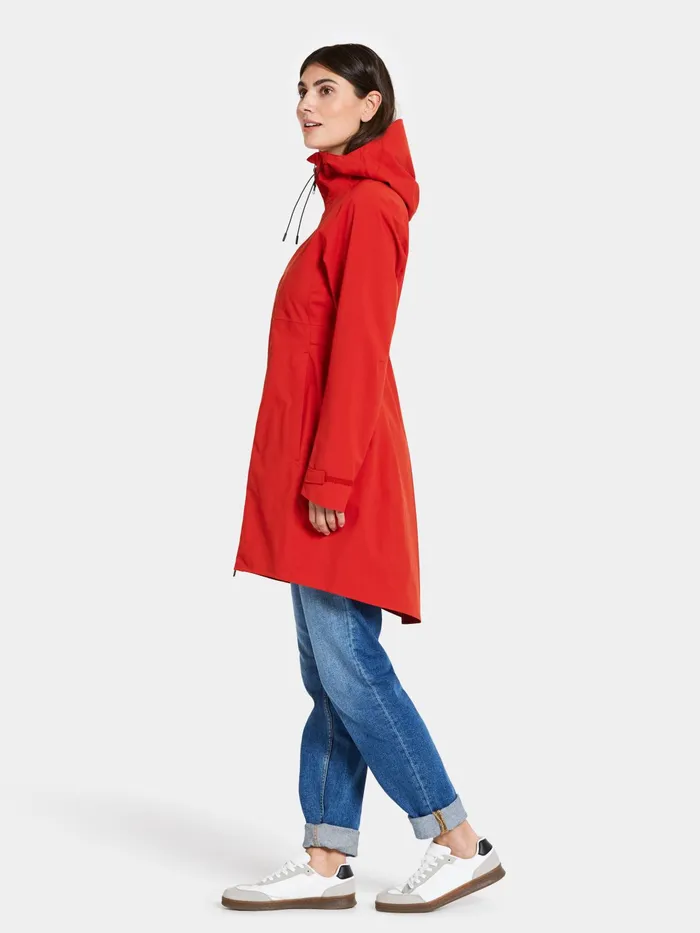 Women Bea Parka Pomme Red Didriksons Spring Jackets