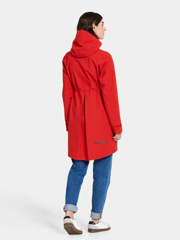 Women Bea Parka Pomme Red Didriksons Spring Jackets