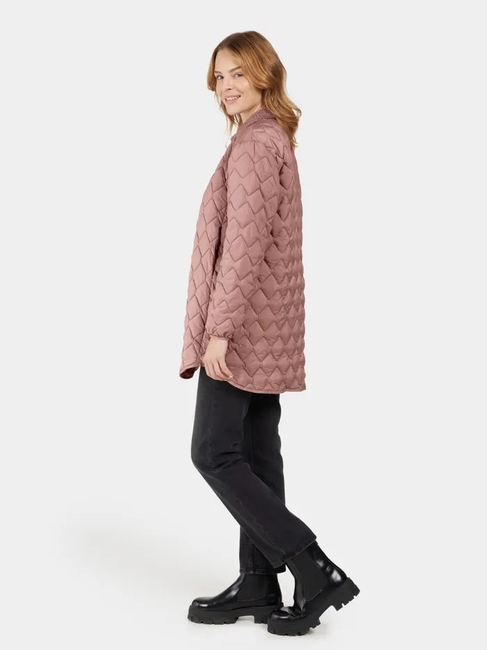 Women Betina Parka Faded Wine Didriksons Autumn Jackets
