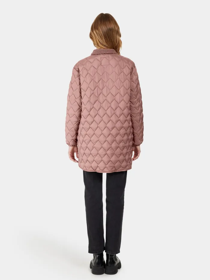 Women Betina Parka Faded Wine Didriksons Autumn Jackets
