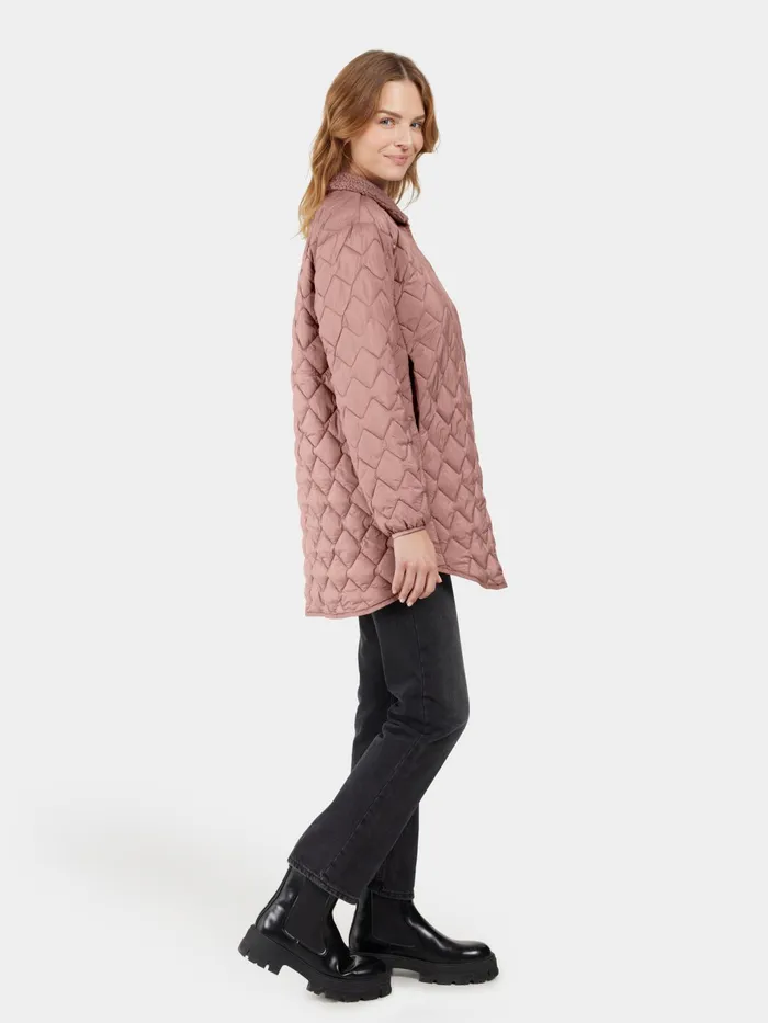 Women Betina Parka Faded Wine Didriksons Autumn Jackets