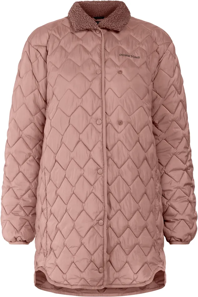 Women Betina Parka Faded Wine Didriksons Autumn Jackets
