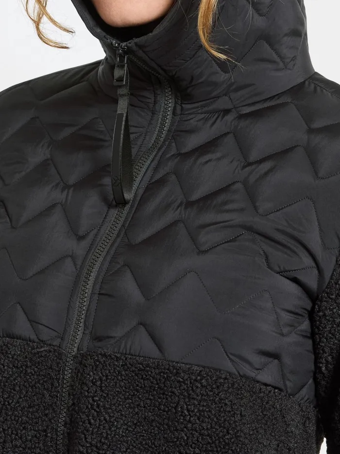 Women Bibi FullZip Black Didriksons Spring Jackets