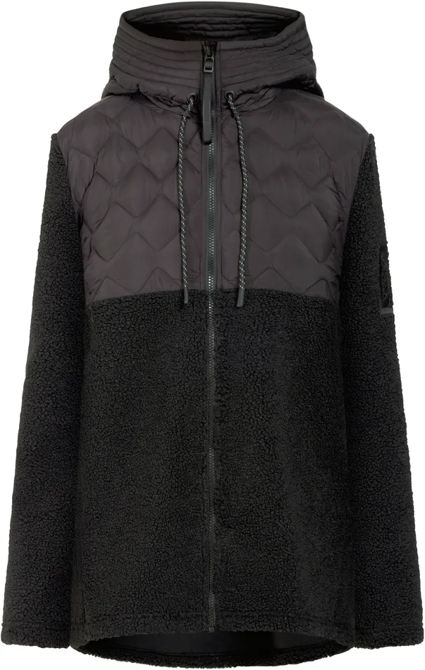 Women Bibi FullZip Black Didriksons Spring Jackets