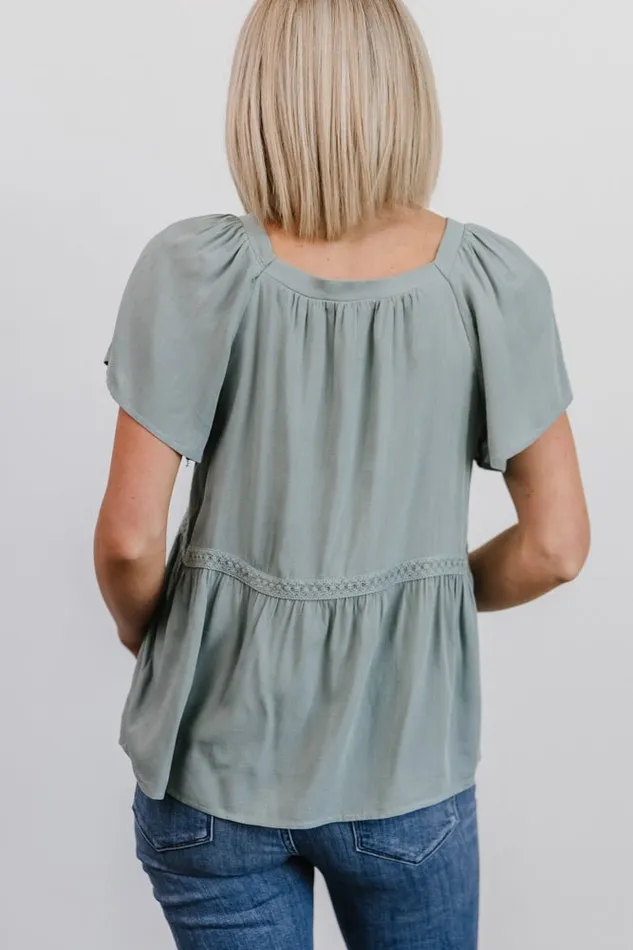 Women Blouses Shirts Baltic Born Unity Button Up Top Sage Women Blouses Shirts Baltic Born Unity Button Up Top Sage