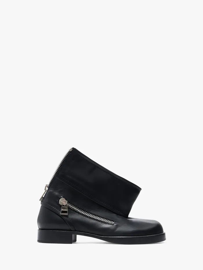 Women Boots JW Anderson BIKER BOOT 8211 LEATHER ANKLE BOOT Black