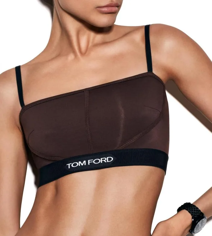 Women Bras Tom Ford Modal Signature Top Dark Chocolate Women Bras Tom Ford Modal Signature Top Dark Chocolate