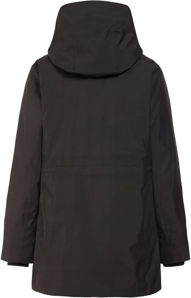 Women Cajsa Parka Black Didriksons Autumn Jackets