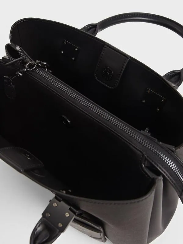 Women Cameron Double Top Handle Bag 8211 UltraMatte Black CHARLES and KEITH Top Handle Bags Women Cameron Double Top Handle Bag 8211 UltraMatte Black CHARLES and KEITH Top Handle Bags