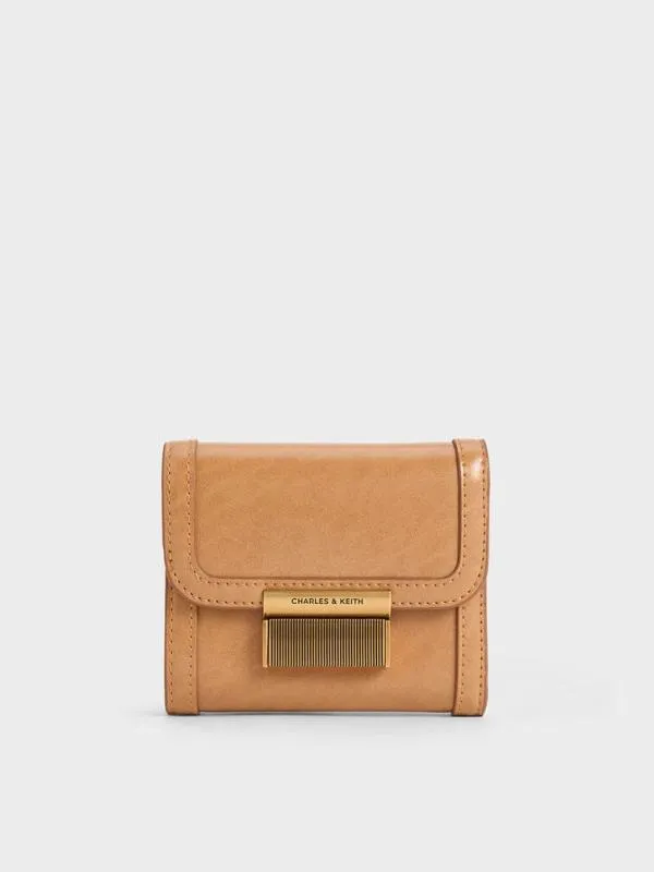 Women Charlot Wallet 8211 Toffee CHARLES and KEITH Small Wallets