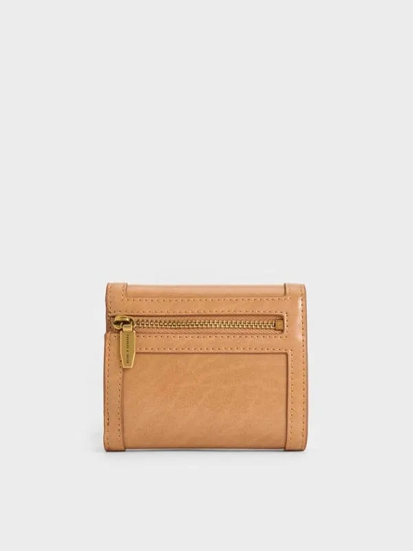 Women Charlot Wallet 8211 Toffee CHARLES and KEITH Small Wallets